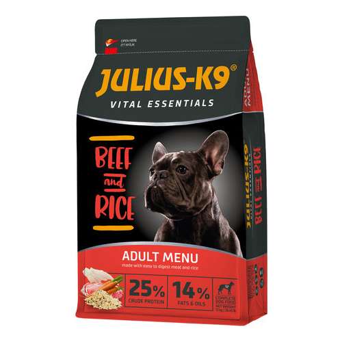 IULIUS K-9 hrana za odrasle pse sa GOVEDINOM I PIRINCEM