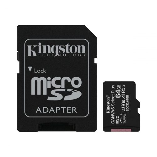 KINGSTON MikroSD 64 GB Select Plus klasa 10